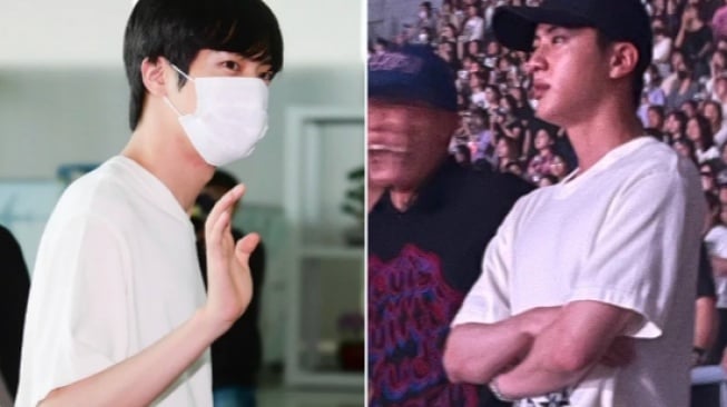 Jin BTS Menarik Perhatian Penggemar Saat Tampil dengan Fisik Lebih Berotot