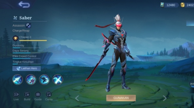 Saber Mobile Legends (Mobile Legends)