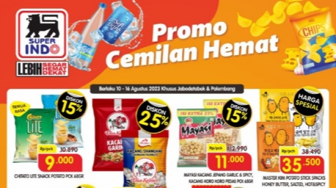 Promo Cemilan Hemat Superindo Diskon Hingga 35%, Simak Produknya di Sini