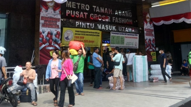 Pasar Tanah Abang (Suara.com/Dinda)