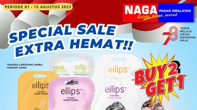 Naga Swalayan Beri Promo Diskon Kemerdekaan RI Berbagai Produk, Cek di Sini