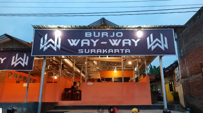 Burjo Way-way yang terletak di Jalan Surya II, Kelurahan/Kecamatan Jebres, Kota Solo. [dok]