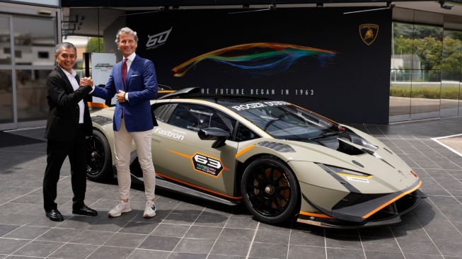 PT Pertamina Lubricants dan Lamborghini Squadra Corse mengumumkan kolaborasi yang kini memasuki tahun kedelapan, berlokasi di pameran otomotif terbesar Asia Tenggara, GIIAS 2023 [Pertamina].