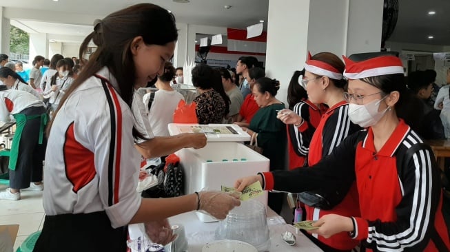 Sambut HUT ke-5, Pusdiklat Citra Maitri Jaya Gelar Food Bazaar Vegetarian 2023