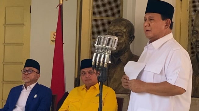 etum Partai Gerindra, Prabowo Subianto, didukung Golkar dan PAN untuk menjadi bakal calon presiden 2024. (Dok: Golkar)