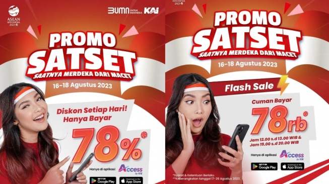 Promo 17 Agustus dari KAI, Flash Sale Tiket Kereta Eksekutif Rp 78 Ribu Doang!