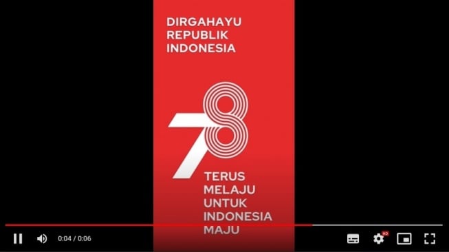 Link Download Video Motion Logo HUT RI 78, Pasang di Story atau Reels Memperingati Kemerdekaan Indonesia