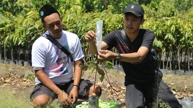 Perkuat Sektor Pertanian dengan Pemberian Edukasi Pembibitan Tanaman Buah di Nganjuk