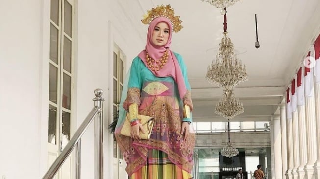 Artis Hadiri Upacara HUT RI di Istana (Instagram/@chafrederica)