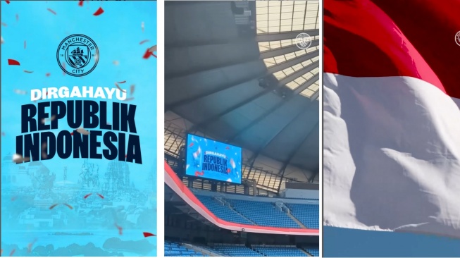 Manchester City ucapkan Dirgahayu Indonesia (Instagram/mancity)