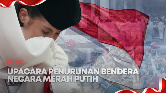 LIVE STREAMING: Upacara Penurunan Bendera Merah Putih, HUT Kemerdekaan RI ke-78