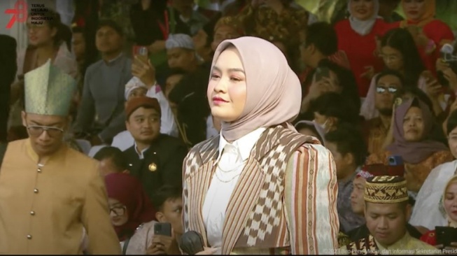 Potret Artis Hadiri HUT Kemerdekaan RI ke-78 di Istana (YouTube/Sekretariat Presiden)