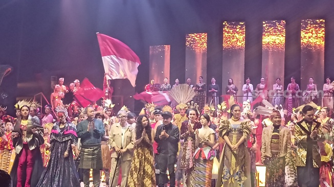 Pementasan Merauke Sabang digelar di Teater JI-Expo, Kemayoran Jakarta Pusat pada Jumat (18/8/2023) [Pahami.id/Rena Pangesti]