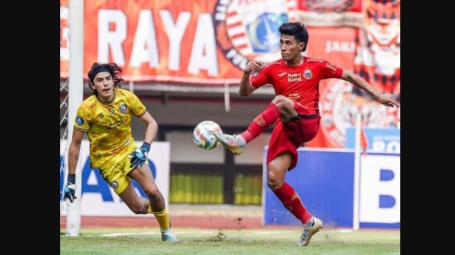 Suasana laga BRI Liga 1 antara Persija Jakarta vs Arema FC di Stadion Patriot Candrabhaga, Bekasi, Minggu (20/8) sore. [dok. Persija]