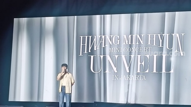 Konser Hwang Min Hyun di The Kasablanka Hall pada Sabtu, 19 Agustus 2023 [Suara.com/Rena Pangesti]