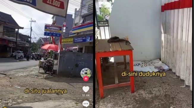 Pedagang Keliling Ini Punya Trik Pantau Gerobak dari Jauh, Tidak Khawatir saat ada Pelanggan