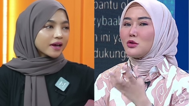 Potret Oklin Fia (kiri) dan Marissya Icha (kanan) [YouTube/AP Entertainment/TRANS TV Official]