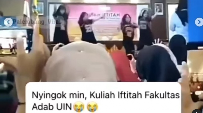 Hiburan Tarian Korea di Fakultas Adab Kampus Islam Raden Fatah Tuai Kritikan