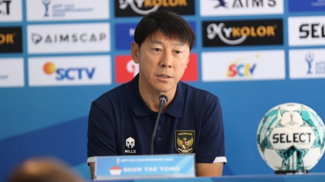 Pelatih Timnas Indonesia Shin Tae-yong. [Dok PSSI]