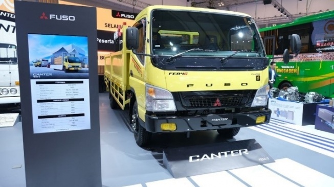 Canter FE 84G 60th Anniversary Special Edition Sebagai kendaraan niaga terpopuler di segmen truk.  (Dok: Mitsubishi Fuso)