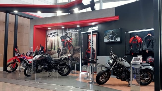 Booth Honda Motor di Hall 1, ICE BSD City, GIIAS 2023 [PT Wahana Makmur Sejati].