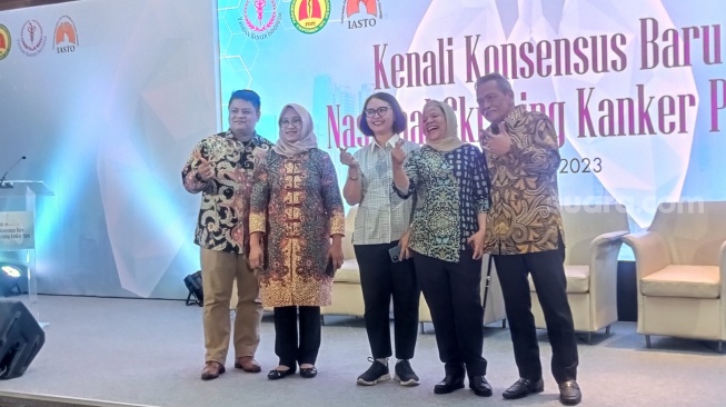 Peluncuran Konsensus Skrining Kanker Paru Nasional. (Fajar/Suara.com)