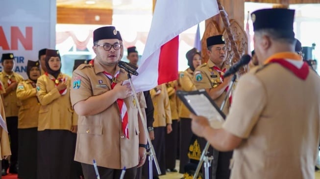 Dilantik Jadi Kamabicap Kediri, Mas Dhito : Pramuka Berperan dan Andil Besar terhadap Pembangunan