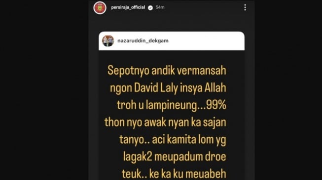 Andik Vermansah dikabarkan telah sepakat gabung Persiraja Banda Aceh (Instagram/nazaruddin_dekgam)