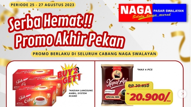 Naga Swalayan Beri Promo Akhir Pekan, Cek Produknya di Sini