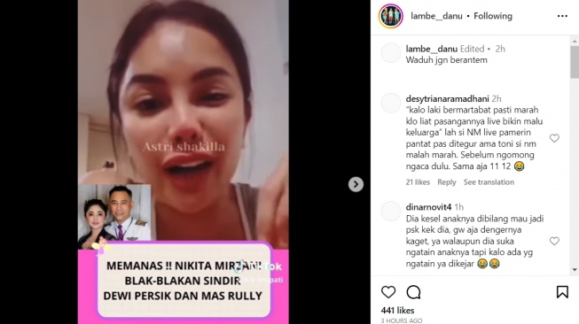 Nikita Mirzani Blak-blakan Hina Calon Suami Dewi Perssik: Rully Kayak ...