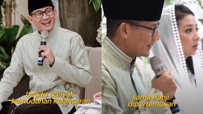 Momen Pengajian Pernikahan Atheera Anak Sandiaga Uno (Instagram/@sandiuno)