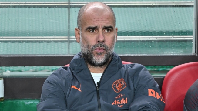 Manajer Manchester City, Pep Guardiola. [Jung Yeon-je / AFP]