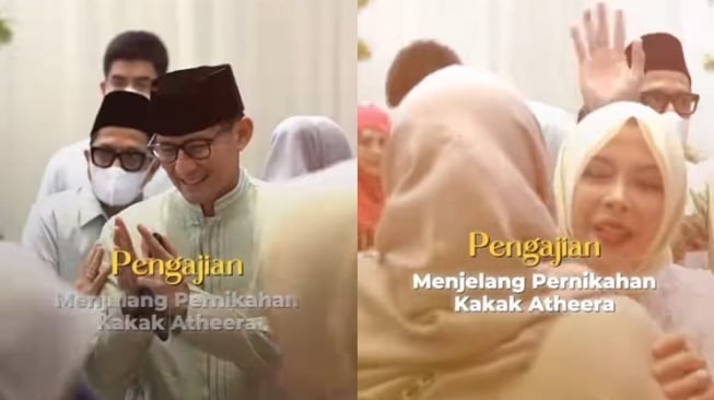 Momen Pengajian Pernikahan Atheera Anak Sandiaga Uno (Instagram/@sandiuno)