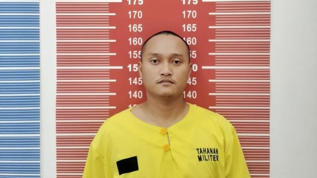 Prajurit TNI, Praka HS tersangka kasus penculikan yang menewaskan Imam Masykur. (Foto: Dok. Pomdam Jaya)