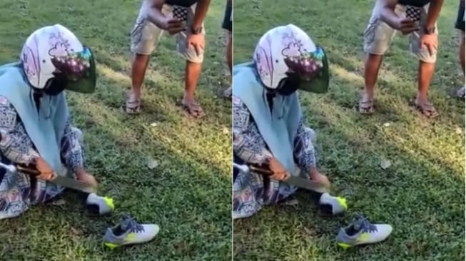 Potong Sepatu Suami Gegara Hobi Main Bola, Wanita Ini Kena Cibir: Daripada Main Cabe-cabean Bu!