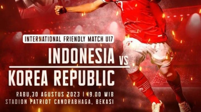 Hari Ini! International Friendly Match U-17 Indonesia vs Republik Korea