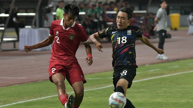 Timnas Indonesia U-17 vs Korea Selatan U-17 Masih Sama Kuat di Babak Pertama