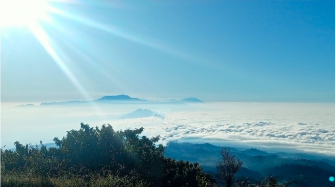 Menikmati Pesona Lautan Awan Puncak B29 Lumajang, Dijamin Gak Mau Pulang!