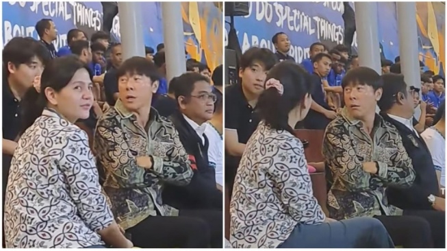 'Ratunya PSSI', Cuplikan Video Ratu Tisha dan Shin Tae Yong Bikin Salting Netizen