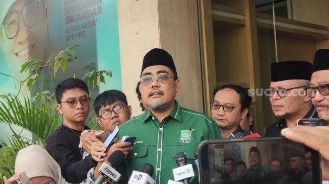 Wakil Ketua Umum Partai Kebangkitan Bangsa (PKB), Jazilul Fawaid. (Suara.com/Fakhri)