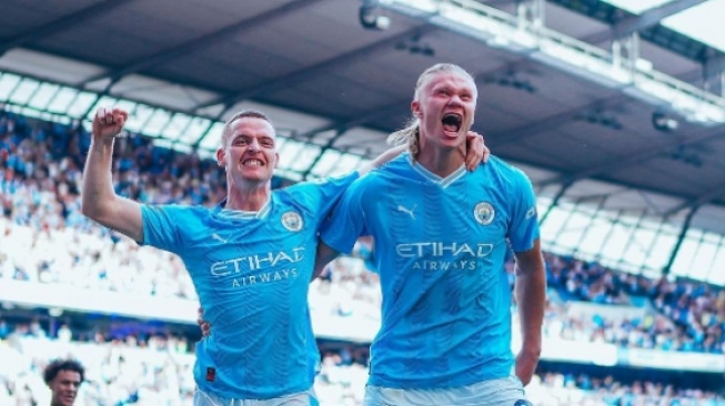 Erling Haaland Sukses Cetak Hattrick, Manchester City Bantai Fulham 5-1