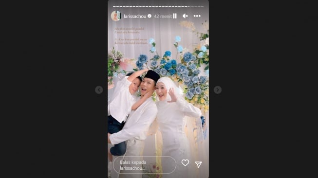 Larissa Chou unggah foto bersama Ikram Rosadi dan Yusuf (Instagram/@larissachou)