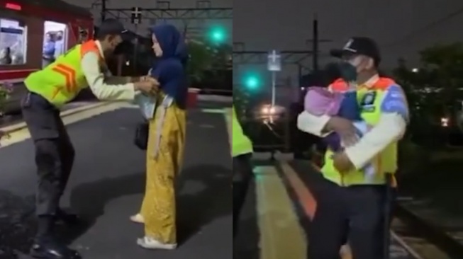 Viral Video Pilu Ibu-Ibu Nyaris Buang Bayi di Rel Kereta, Kenali Apa Itu Baby Blues