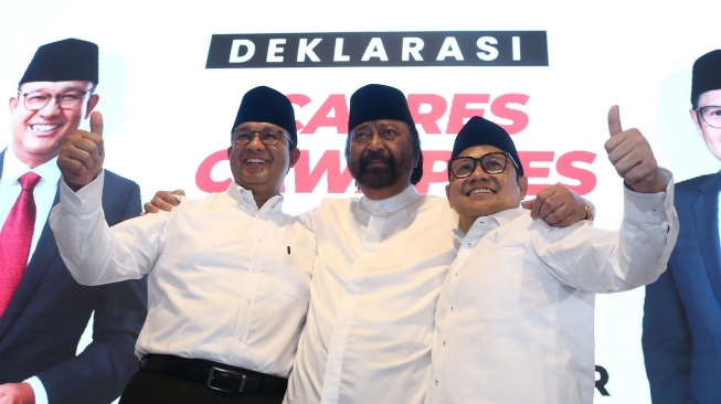 Meski Hatinya Tetap Anies, Surya Paloh: Kalau Presiden Tiga Orang, Saya Dukung Tiga-tiganya