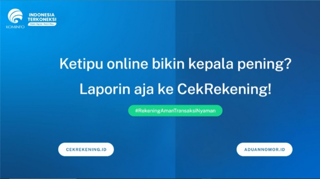 Begini Cara Cek Nomor Rekening Terindikasi Penipuan via Portal Kemenkominfo