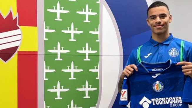 Resmi Diperkenalkan, Ini Penampakan Mason Greenwood dengan Seragam Getafe