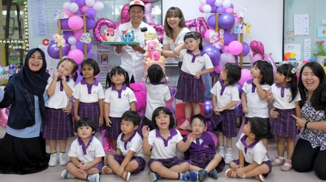 Potret Anak Artis Rayakan Ulang Tahun di Sekolah (Instagram/@gadiiing)