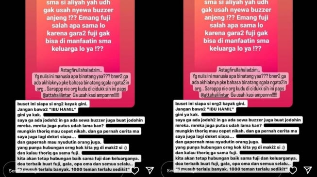 Klarifikasi Atta Halilintar dituding sewa buzzer (instagram)