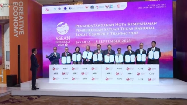 Jaga Stabilitas Nilai Tukar, RI Bentuk Satgas LCT di KTT ASEAN