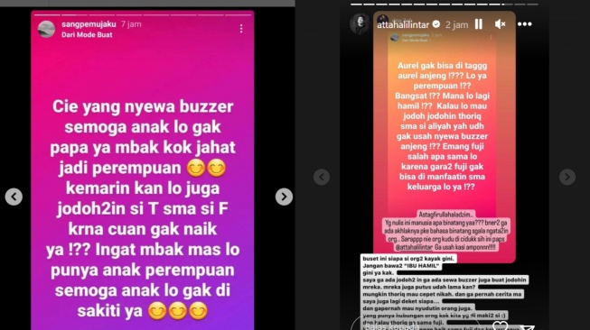 Atta Halilintar tak terima Aurel Hermansyah dituding sewa buzzer (Instagram/@attahalilintar)